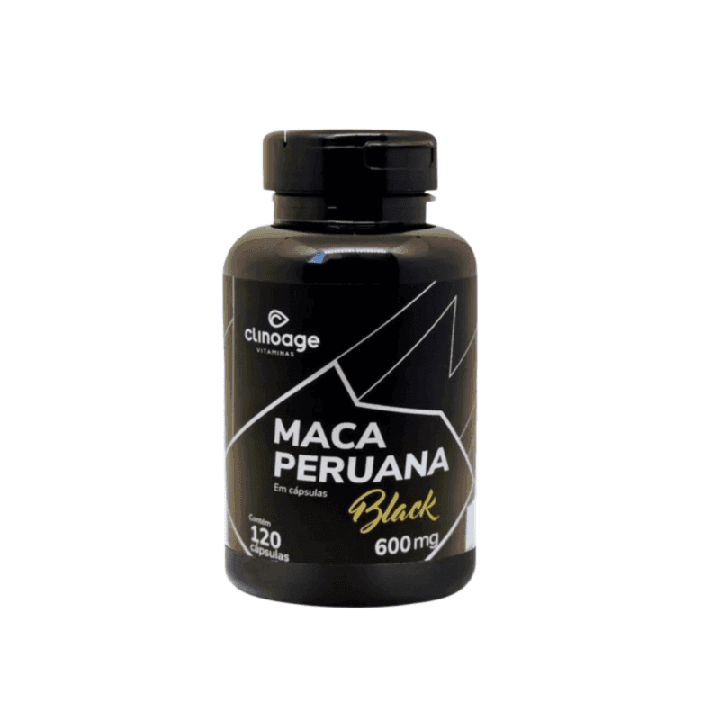 MACA PERUANA BLACK 600mg 120 CÁPSULAS CLINOAGE
