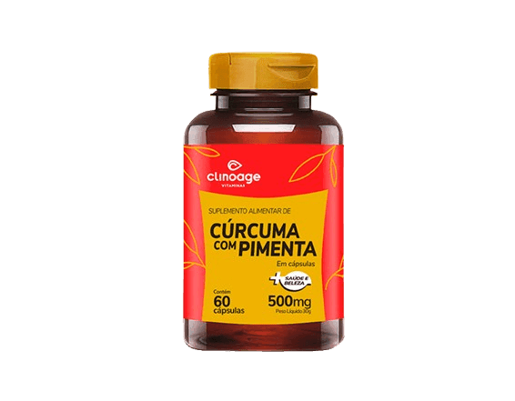 Cúrcuma com Pimenta 60 Capsulas 500 mg