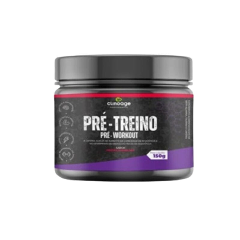 PRÉ TREINO WORKOUT LIMONADA SUIÇA 150G CLINOAGE