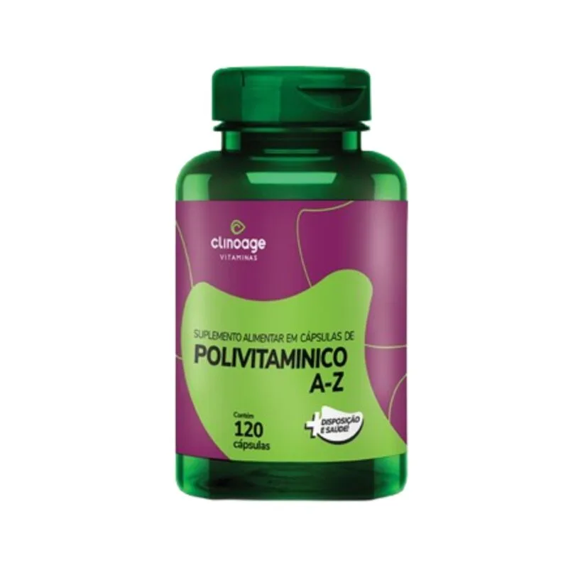 POLIVITAMÍNICO A-Z 120 CÁPSULAS CLINOAGE
